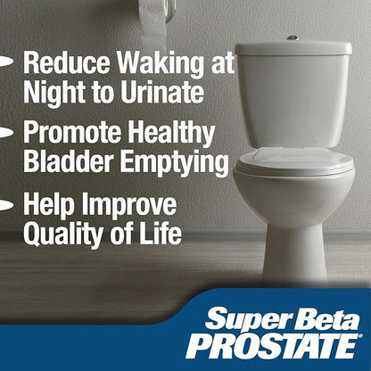 Support Supplement for Men's Health - Reduce Bathroom Trips, Promote Sleep, Better Bladder Emptying & Healthy Prostate, Beta Sitosterol - 60 Count (Pack of 3)