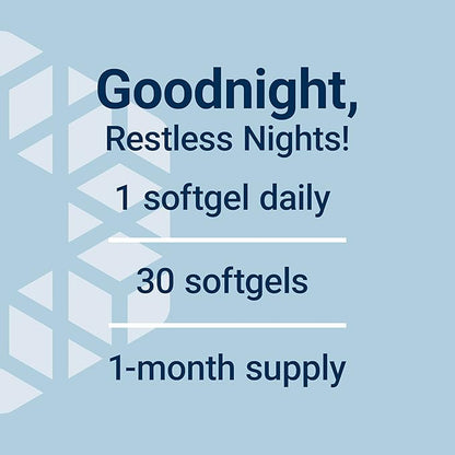 Life Extension Serene Sleep – Ashwagandha, Black Cumin – Sleep Supplement, Calm, Relaxation, Sleep Support Without Melatonin – Once-Daily, Gluten-Free, Non-GMO – 30 Softgels