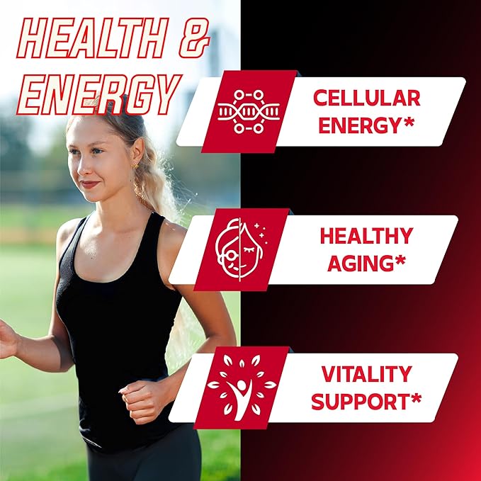 11in1 NAD+ Supplement with Nicotinamide Riboside, Quercetin, Resveratrol and 8 More - 2 Month Supply