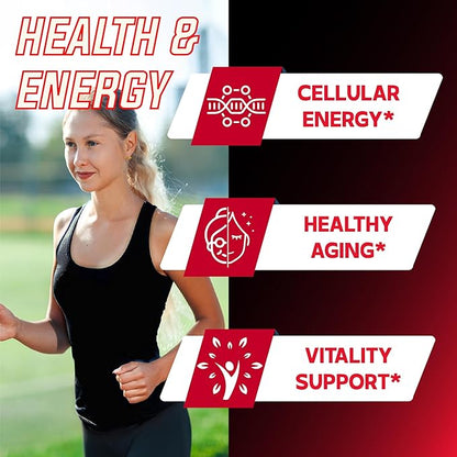 11in1 NAD+ Supplement with Nicotinamide Riboside, Quercetin, Resveratrol and 8 More - 2 Month Supply
