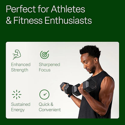 Creatine Monohydrate Gummies for Women & Men - 5g Creatine with Taurine & B12 for Energy, Muscle & Focus | Vegan, Sugar Free, Gluten-Free | Creatine Monohydrate | 120 ct Green Apple