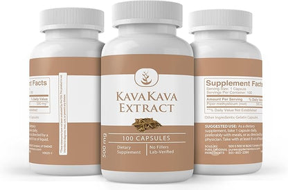 PURE ORIGINAL INGREDIENTS Kava Kava Extract, (100 Capsules), No Additives Or Fillers, Lab Verified
