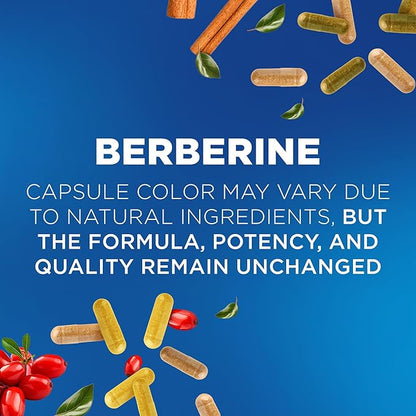 Nutrivein Premium Berberine HCL 1200 mg with Ceylon Cinnamon - 120 Capsules: High-Absorption Berberine Supplement for Defenses, Digestion, & Metabolism