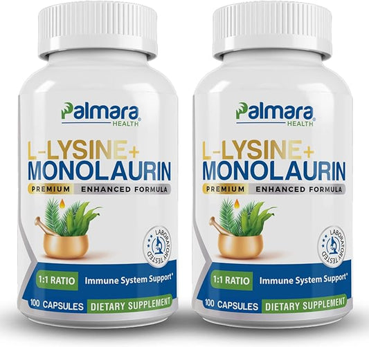 L-Lysine + Monolaurin 600mg 1:1 Ratio (2)