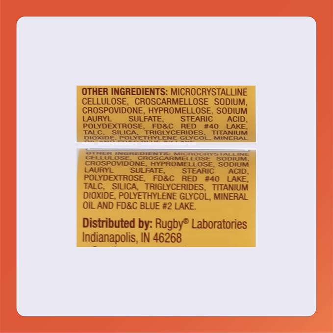 Rugby - Ferrous Sulfate 325 mg. - 100 Tablets