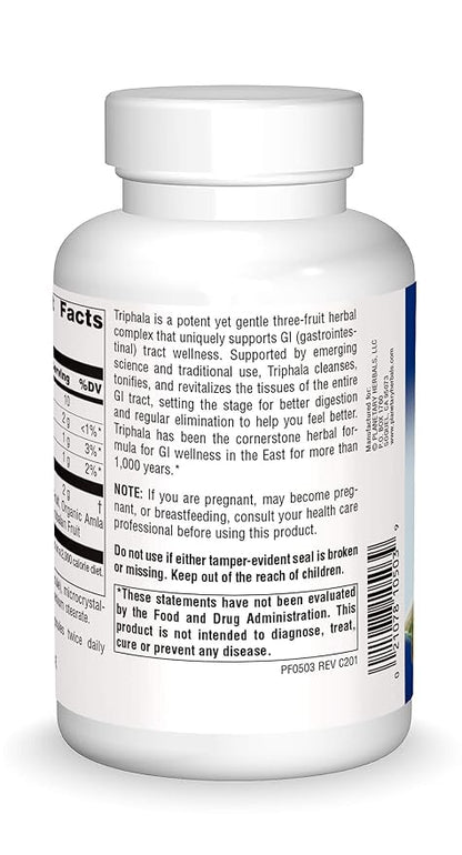 Triphala Internal Cleanser 500 mg Planetary Herbals 180 Caps