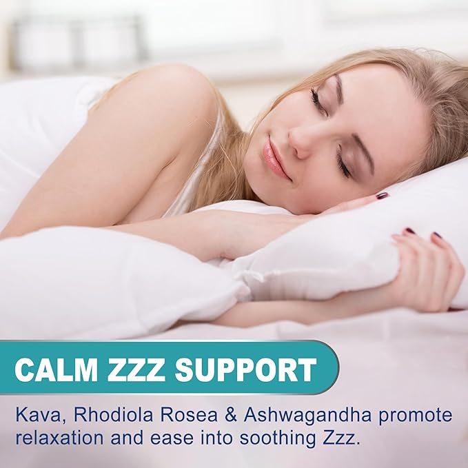 Kava Kava Gummies, Sugar Free Calm Gummies w/Rhodiola Rosea, Ashwagandha, L-Theanine, GABA, Melatonin-Free Kava Blend for Relaxation, Calm and Focus - Alternative to Kava Powder Capsules, Vegan 120 Ct