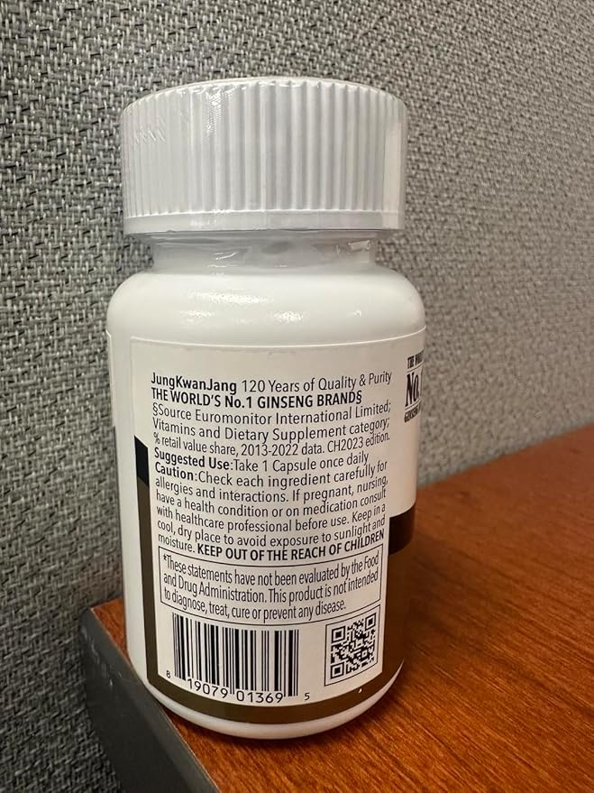 JungKwanJang Liver Health Supplement with Milk Thistle 260mg (Silymarin) and American Ginseng 1,000mg - Fatty Liver Detox Cleanse & Repair Support - 30 Capsules for Men and Women