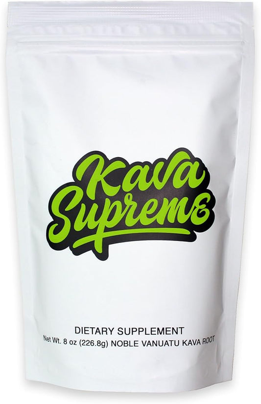 Kavafied KAVA Supreme - Noble Vanuatu Kava Root Powder (8oz)