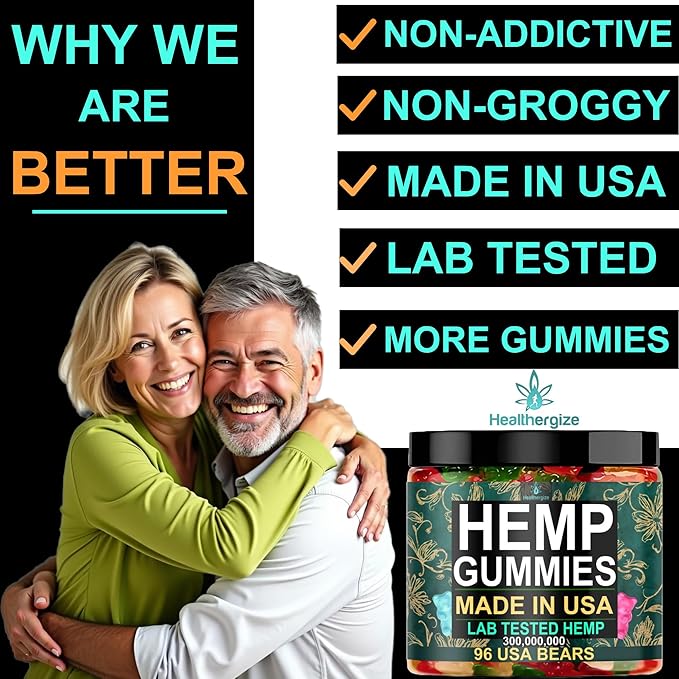 Hemp Gummies Sleep Calm Relaxation-Made in USA