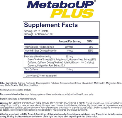 Lipozene Weight Loss Pills 2 Bottles with 30 Capsules Each Along with a 30 Count Bottle MetaboUp Plus