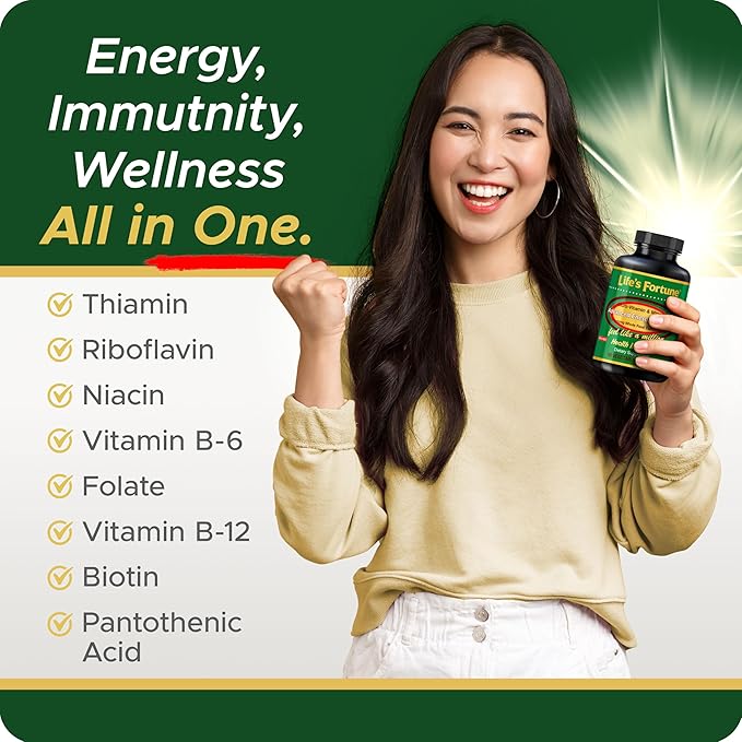 Life's Fortune Multivitamin All Natural Energy Source Supplying Whole Food Concentrates, Antioxidants, Amino Acids, Enzymes, Trace Minerals & More (90 Count (Pack of 1))