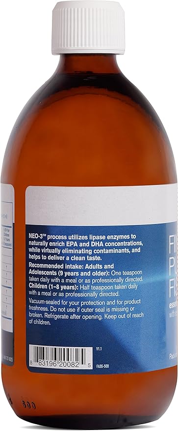 Pharmax Finest Pure Fish Oil with Essential Oil of Orange | Supports Bone, Brain, and Cardiovascular Health | 16.9 fl. oz.