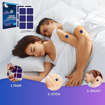 DUKE & PERRY Upgraded Deep Sleep Patches for Adults Extra Strength | Quick Acting Sleep Aid Patches for Men and Women | 100% Natural Ingredients, Easy to Apply, and Skin-Friendly (Pack of 42)