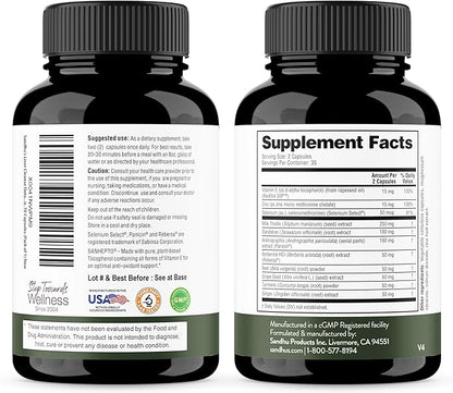 Sandhu's Liver Renew Cleanse & L-Arginine with Nitric Oxide Precursor Capsules | Supports Immune, Digestive Health, Energy and Healthy Circulation