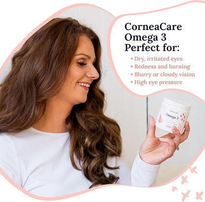 Triple Strength Omega 3 | Omega Fish Oil for Eyes | Eye Health Supplements | 60 Softgels
