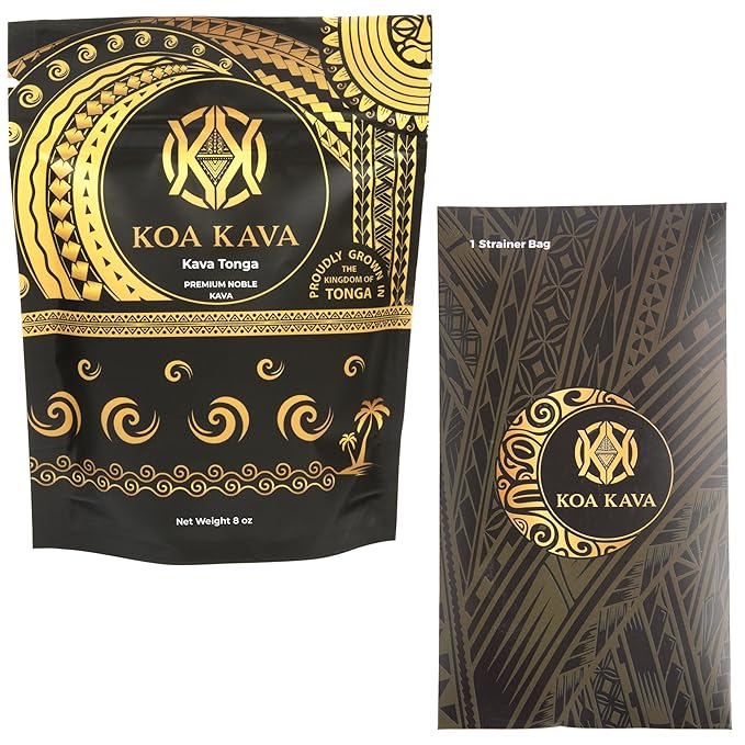 8 oz. Kava Tonga with Strainer