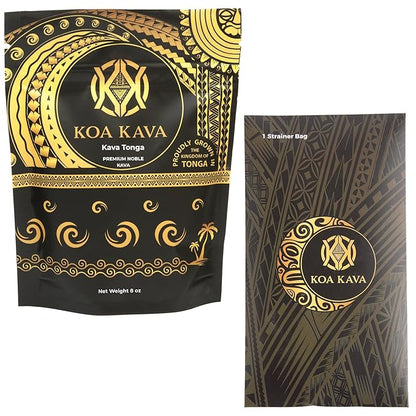 8 oz. Kava Tonga with Strainer