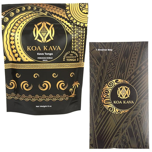 8 oz. Kava Tonga with Strainer