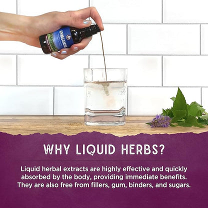 WishGarden Herbs Digestive Rescue GI Normalizer - All-Natural Herbal & Organic Digestive Relief Tincture with Peppermint Leaf, Ginger Root and Fennel Seed, Quickly Soothes Digestive Discomforts, 4oz