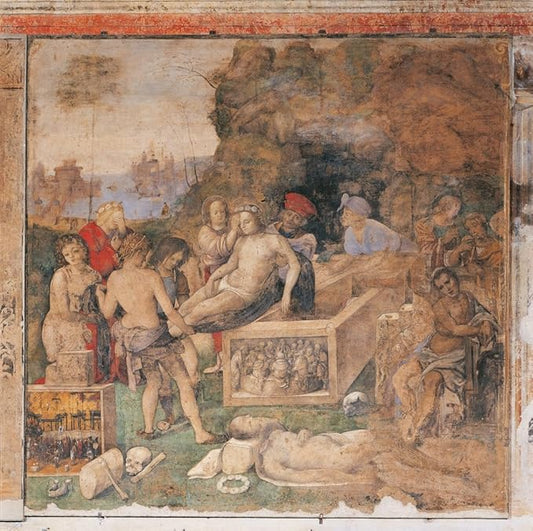 Posterazzi Burial Of Sts Valerian And Tiburtius Poster Print, (24 x 18)