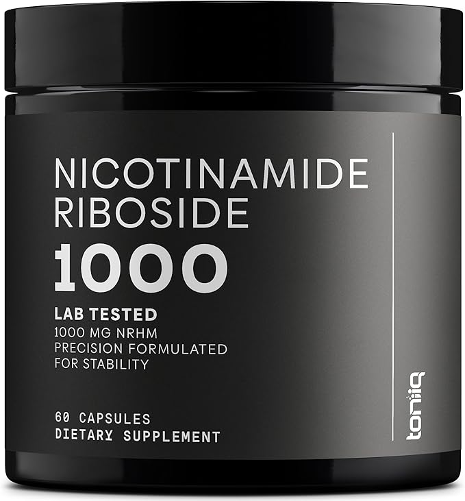 Nicotinamide Riboside 1000 mg – High-Potency NR Supplement & NAD Supplement – Stabilized NRHM Formula - 60 Vegan Capsules – Third-Party Tested