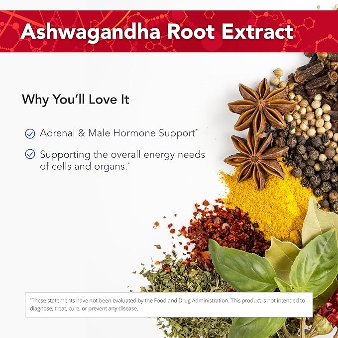 Physician's Strength AshwaPower - 2 fl oz - Wild Ashwagandha Root Extract - Supports Overall Health & Energy - 86 Servings