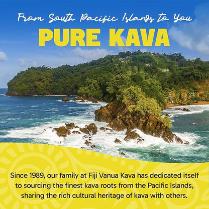 Premium Santa Cruz Kava Powder, Medium Grind Noble Root Powder, Easy to Prepare Kava Root Powder with A Smooth and Creamy Taste, Kava Root Powder, 8 oz