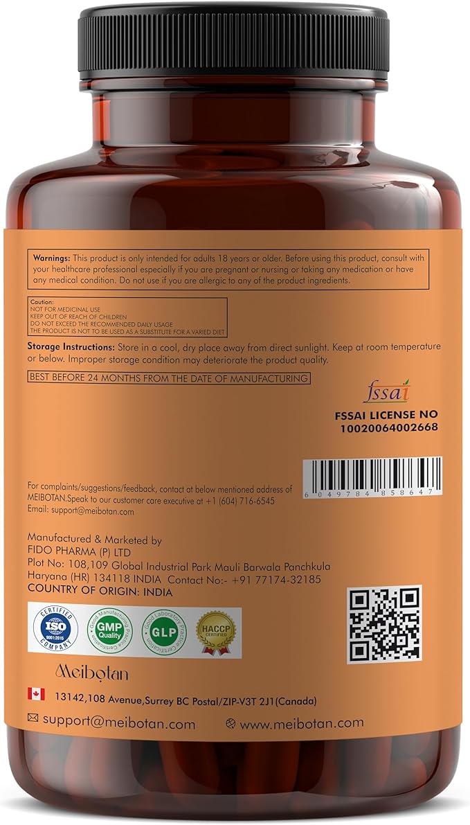 lactoferrin Supplement with Vitamin C for Men & Women Reduces Oxidative Stress,Antioxidants,Strengthens Immunity,Protects Against Infections- 60 Veg Capsules