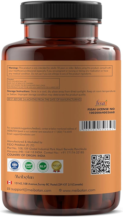 lactoferrin Supplement with Vitamin C for Men & Women Reduces Oxidative Stress,Antioxidants,Strengthens Immunity,Protects Against Infections- 60 Veg Capsules