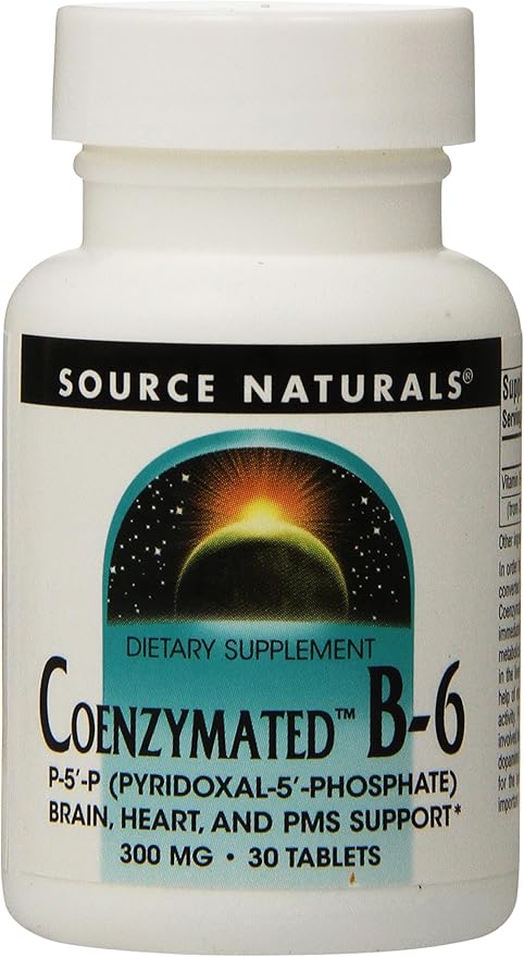 Source Naturals Coenzymated B-6, Promotes a Healthy Nervous System*, 333mg - 30 Tablets