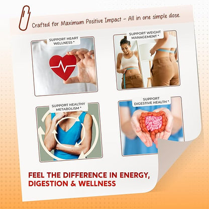 Berberine Cinnamon Apple Cider Vinegar Turmeric - Overall Wellness Support- Made in USA