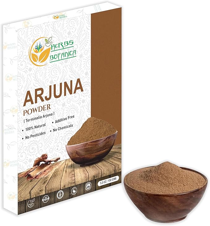 Arjuna Powder 100% Pure Arjuna Bark Powder (Arjun Ki Chaal) for Herbal Tea & Wellness – Finely Ground Tree Bark Powder for DIY Use – 5.3 oz Pack