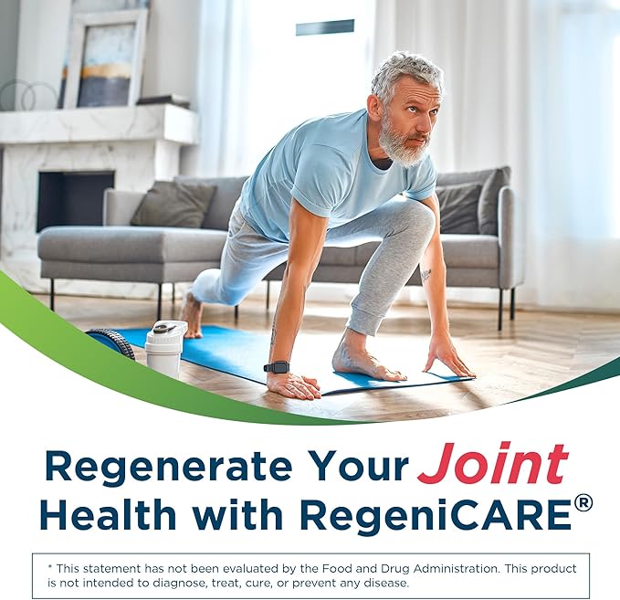 Univera RegeniCARE Green Apple, Glucosamine, Chondroitin, MSM, Univestin, Joint Health, Joint Support, Mobility + Flexibility, Green Apple Flavor, Powder, 30-Day Supply
