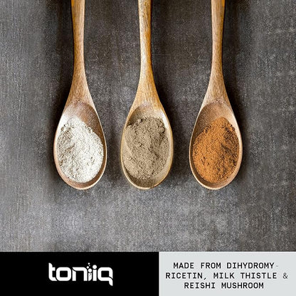 Toniiq Ease with DHM - Full Liver Support for a Night Out - 120 Capsules - 50x Super Concentrated Extract