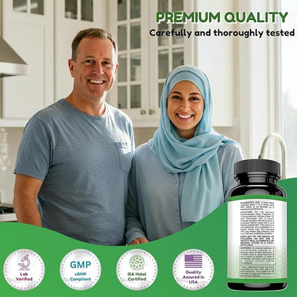 Halal Multivitamins for Women, Men & Adults, 30 Servings | Iron, Vitamin A, B6, B12, Biotin, Niacin, C, D3, E, Zinc, Calcium, Folic Acid, CoQ10 | Halal Vitamins