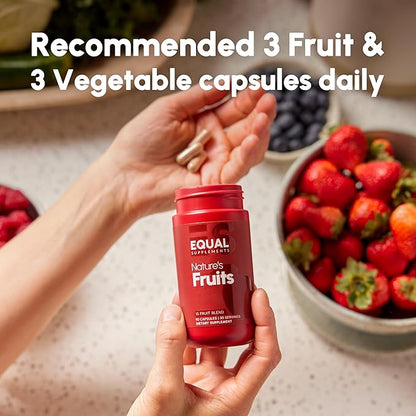 Fruits Supplements | Fruit Supplement to Find Balance | of Nature, Fruit Capsules for Adults, Simply Natures Superfood | 90 Count, 1 Mo Set
