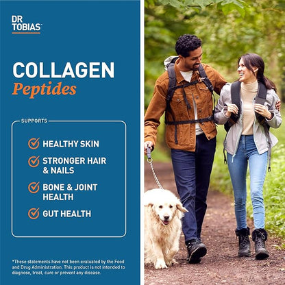 Dr. Tobias Omega 3 Fish Oil & Collagen Peptide Supplements, Supports Heart, Brain, Bone, Joint & Immune System, Promotes Hair, Skin, Nail Health and Beauty