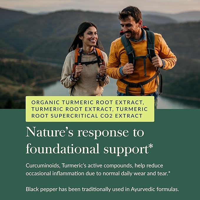 Gaia Herbs Turmeric Supreme Extra Strength - Supports Occasional Swelling from Normal Wear & Tear - with Turmeric Curcumin & Black Pepper - 180 Vegan Liquid Phyto-Capsules (Up to 180-Day Supply)