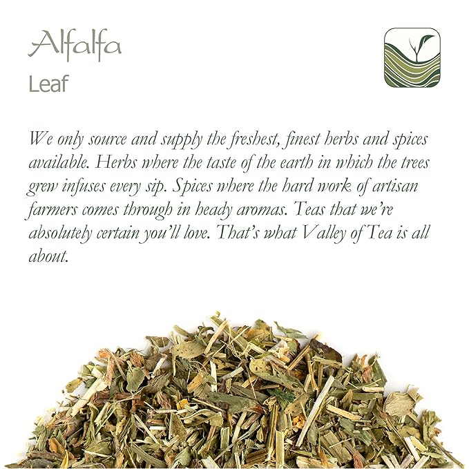 Alfalfa Herb Organic Medicago Sativa - Loose Leaf Quality Lucerne - Erba Medica Tonic 100g