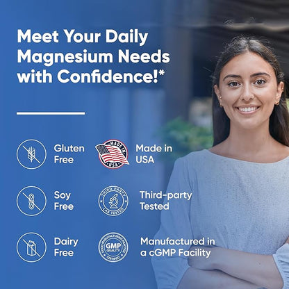 Sandhu's Superior Absorption Magnesium Glycinate 775mg|140mg Elemental Magnesium Capsules|90 Count (Pack of 2), 180 Days Supply|Supports Restful Sleep, Nerve, Muscle, Bone, Heart Health