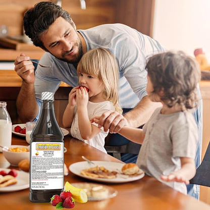 Cod Liver Oil Liquid Supplement with Vitamins A, D, E & B1 | Natural Fish Oil for Kids & Women | Mandarin-Vanilla Flavor | Omega 3 Dietary Support | 6.5 oz 1-Pack