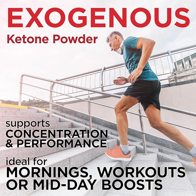 KETO SCIENCE Ketones Powder, Exogenous Ketone Powder, with goBHB, Keto Electrolytes Powder, Supports Metabolism, Focus and Workout Support, Passion Fruit Flavor, 15 Servings