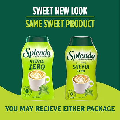 SPLENDA Stevia Liquid Zero Calorie Sweetener Drops, 1.68 Ounce Bottle (Pack of 1)