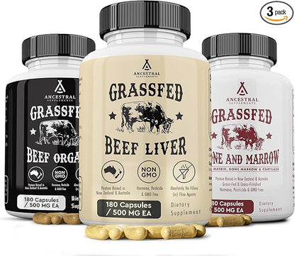 Ancestral Supplements Beef Organs and Stack Variation (Organs Starter Pack)
