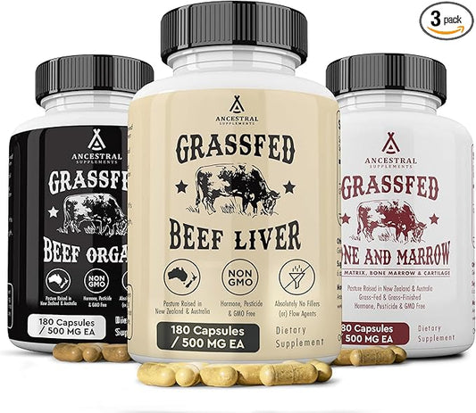 Ancestral Supplements Beef Organs and Stack Variation (Organs Starter Pack)