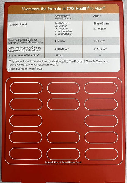 CVS Health Digestive Probiotic Vegetable Capsules