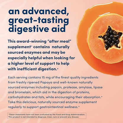 American Health, Super Papaya Enzyme Plus Chewable Tablets, 360 Count