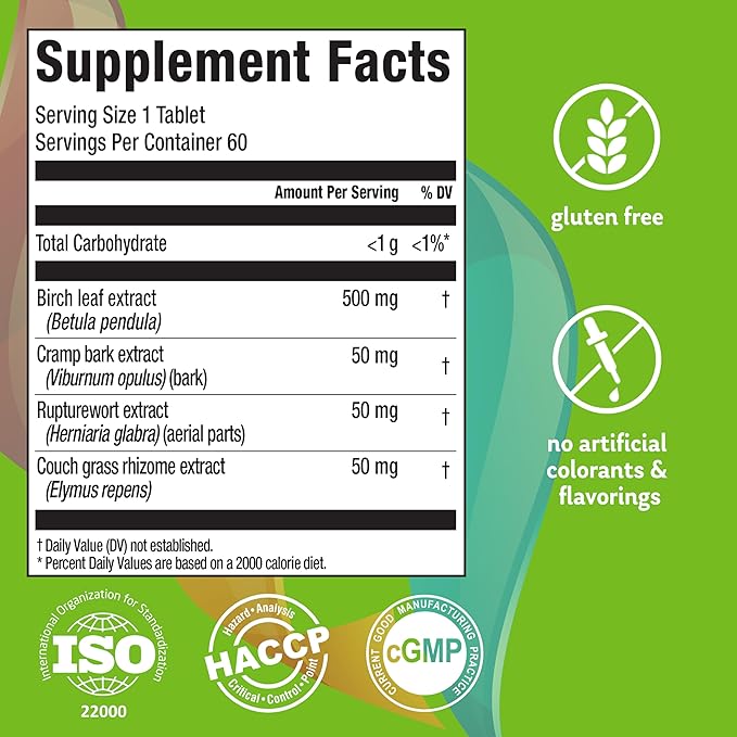 Elements Clean Kidney, 60 Tablets (30 Day Supply), Advanced Kidney Care Supplement, Supports Kidney and Urinary Tract Health and Normal Kidney Function, Gluten Free,