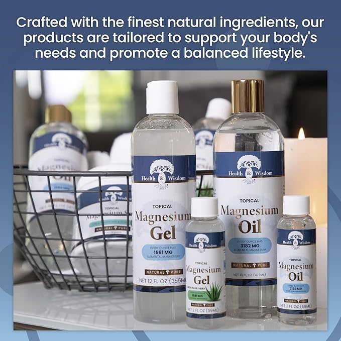 Heath and Wisdom Magnesium Snow - Magnesium Bath Soak, Magnesium Soak Bath, Magnesium Carbonate Powder, Magnesium for Bath, Calm Magnesium Powder, Magnesium Foot Soak, Magnesium for Skin - 2.65 Ounces